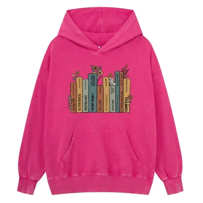 Pagewings It Ends With Us CoHo Unisex Washed Hoodie