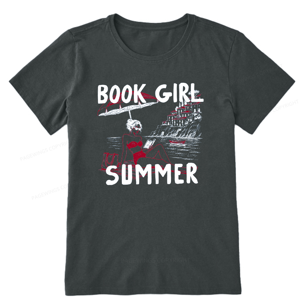Pagewings Book Girl Summer Unisex Classic T-shirt