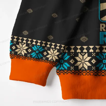 Pagewings Read For Your Rights Unisex Ugly Knit Sweatshirt