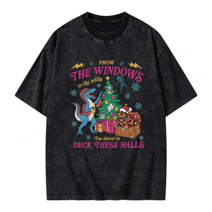 Pagewings From The Windows To The Wall Unisex Washed T-shirt