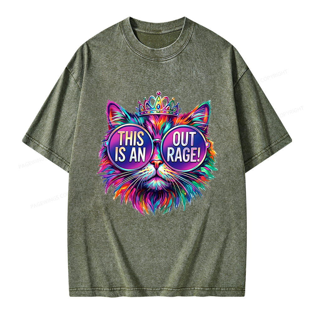 Pagewings Sci-Fi Book Lover Unisex Washed T-shirt
