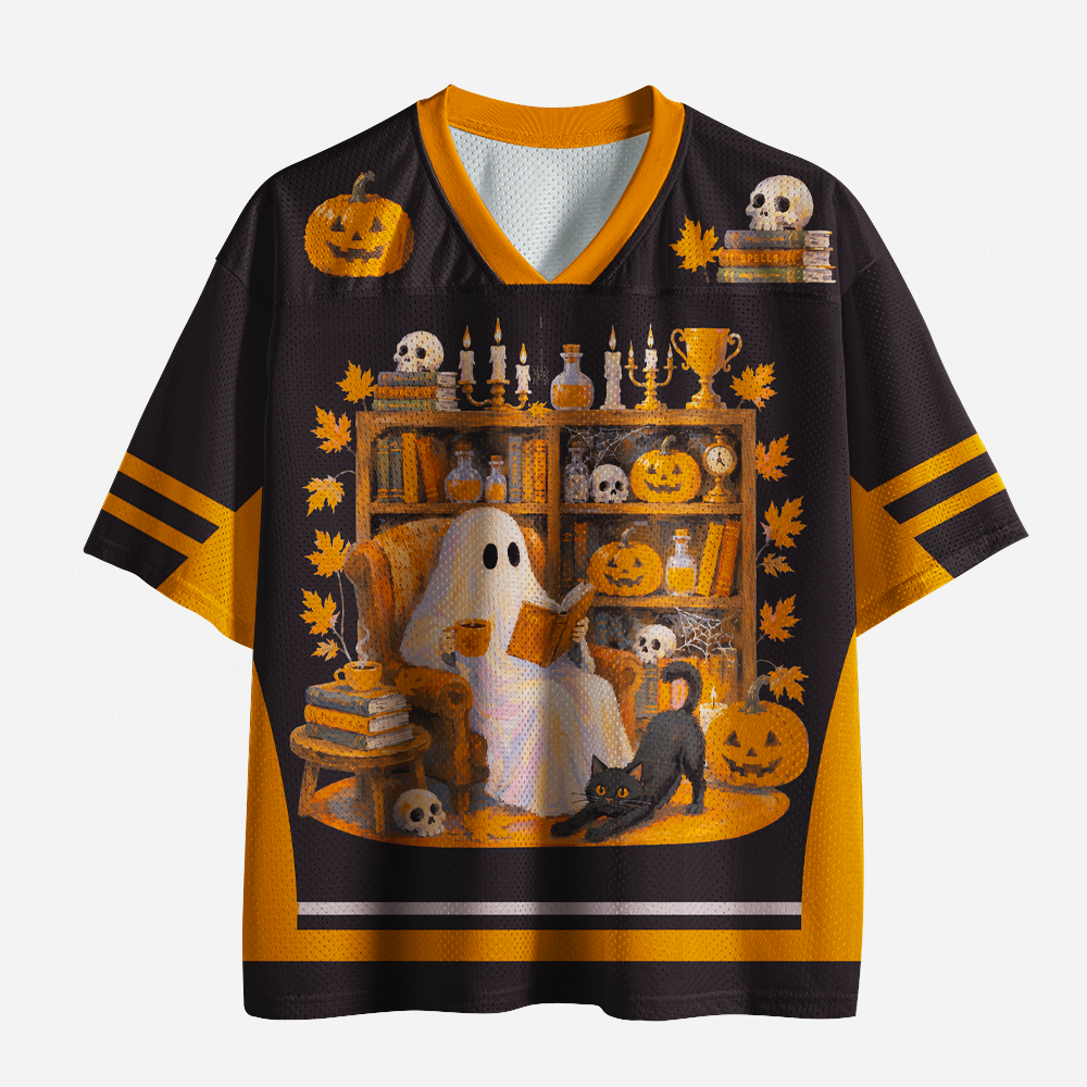 Pagewings Summerween Ghost Unisex Mesh Jersey
