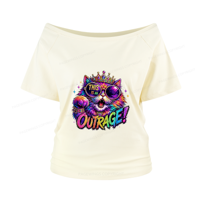 Pagewings Sci-Fi Book Lover Women Off Shoulder T-shirts