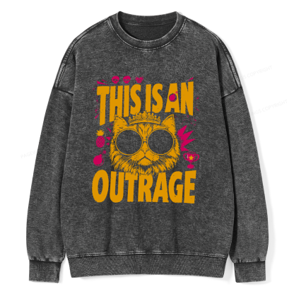 Pagewings Sci-Fi Bookish Unisex Washed Sweatshirt