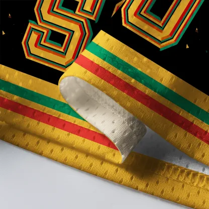 Pagewings What We Learn From Black History Unisex Mesh Jersey