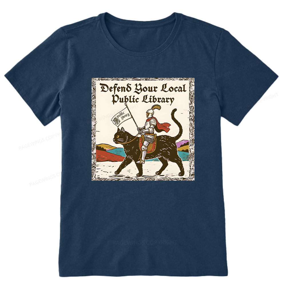 Pagewings Defend Your Local Public Library Unisex Classic T-shirt