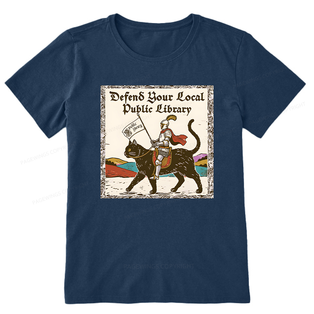 Pagewings Defend Your Local Public Library Unisex Classic T-shirt
