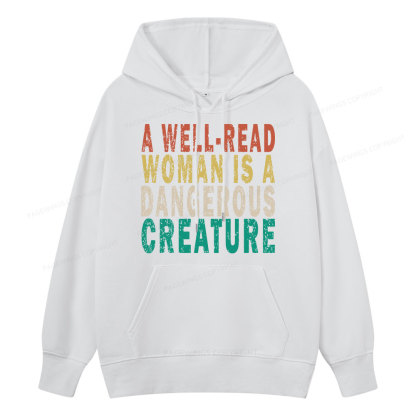 Pagewings A Well-Read Woman Is A Dangerous Creature Unisex Classic Hoodie