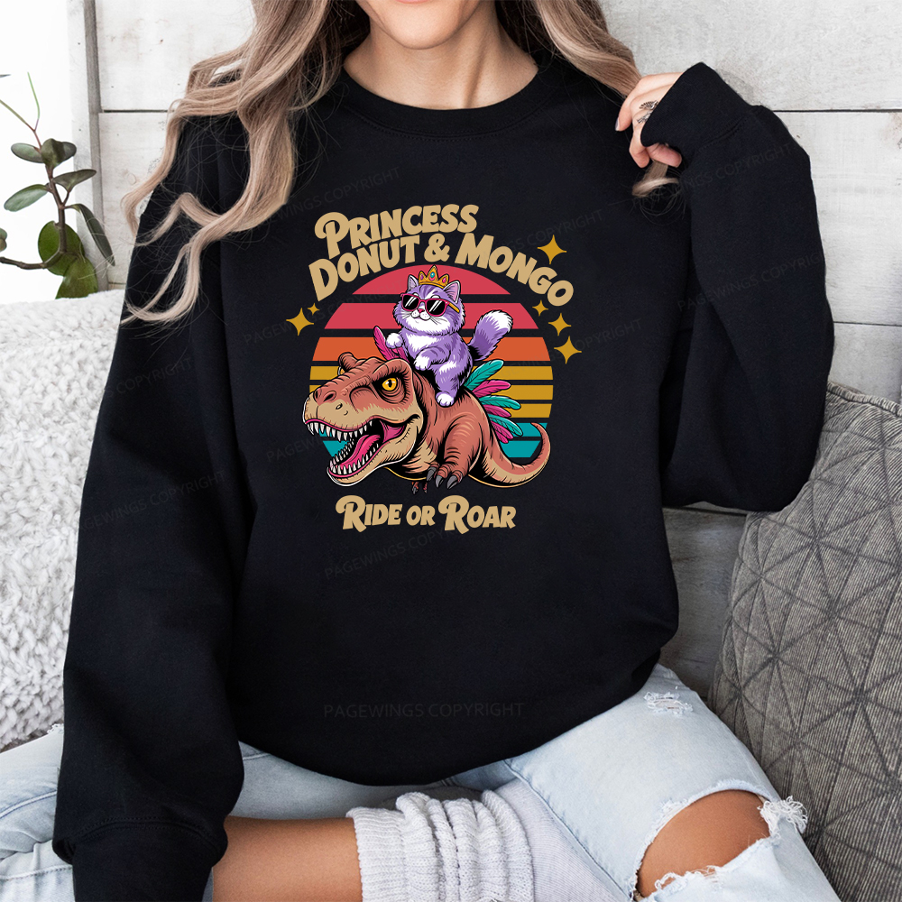 Pagewings Princess Donut & Mongo Unisex Classic Sweatshirt