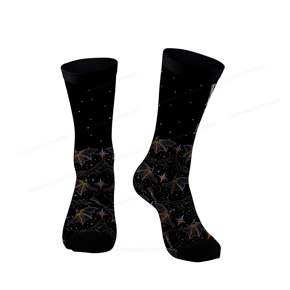 Pagewings Velaris City Of Starlight ACOTAR Socks