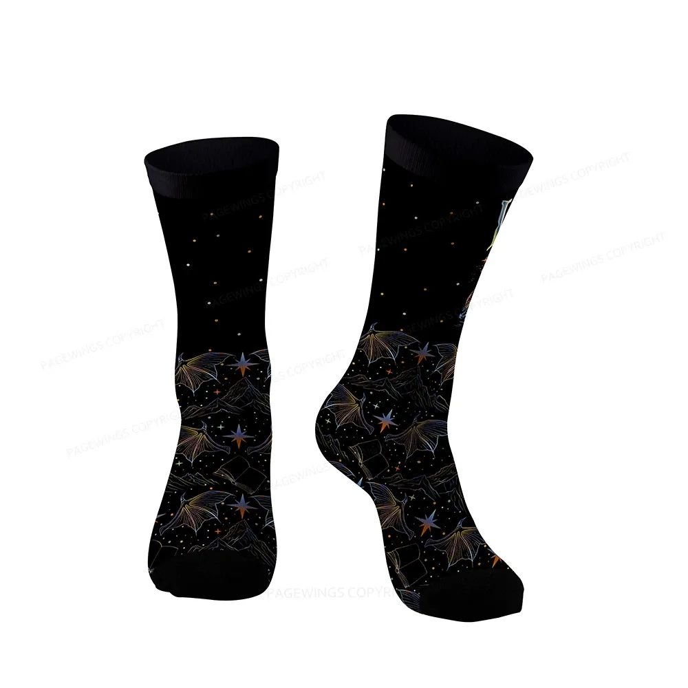 Pagewings Velaris City Of Starlight ACOTAR Socks