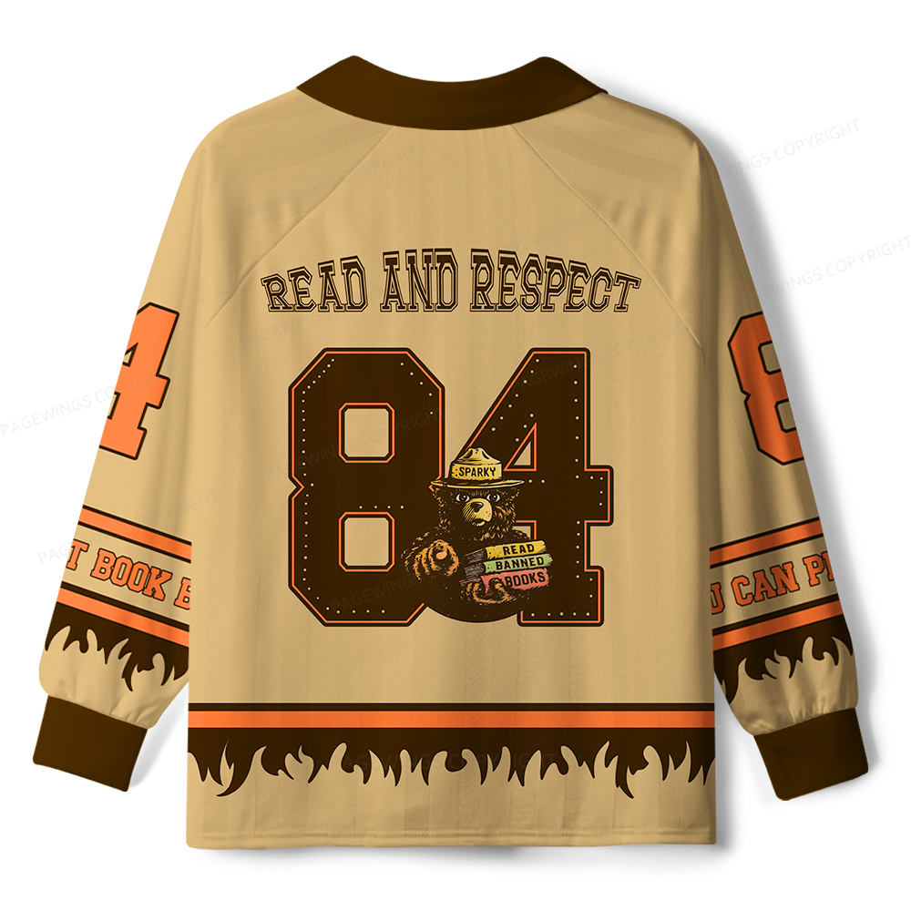 Pagewings Read And Respect Unisex Long Sleeve Jersey