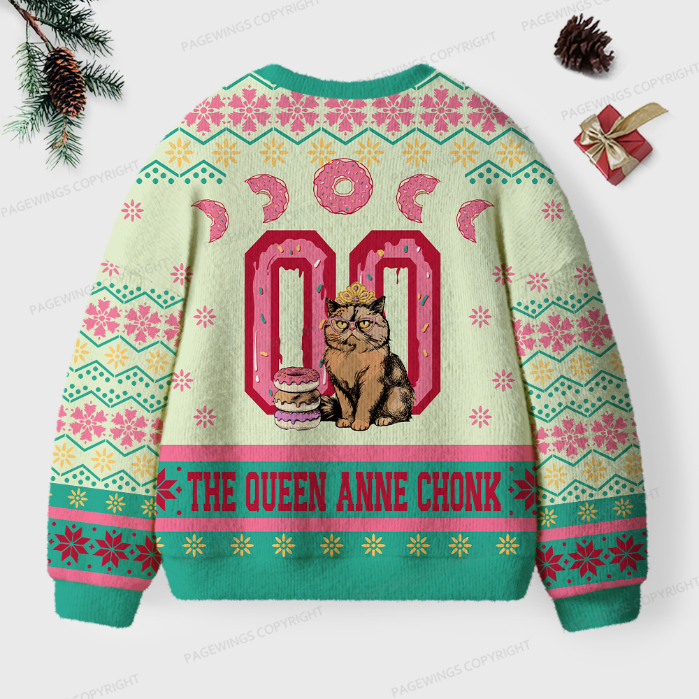 Pagewings The Queen Unisex Ugly Knit Sweatshirt