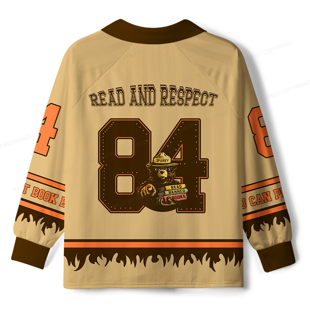 Pagewings Read And Respect Unisex Long Sleeve Jersey