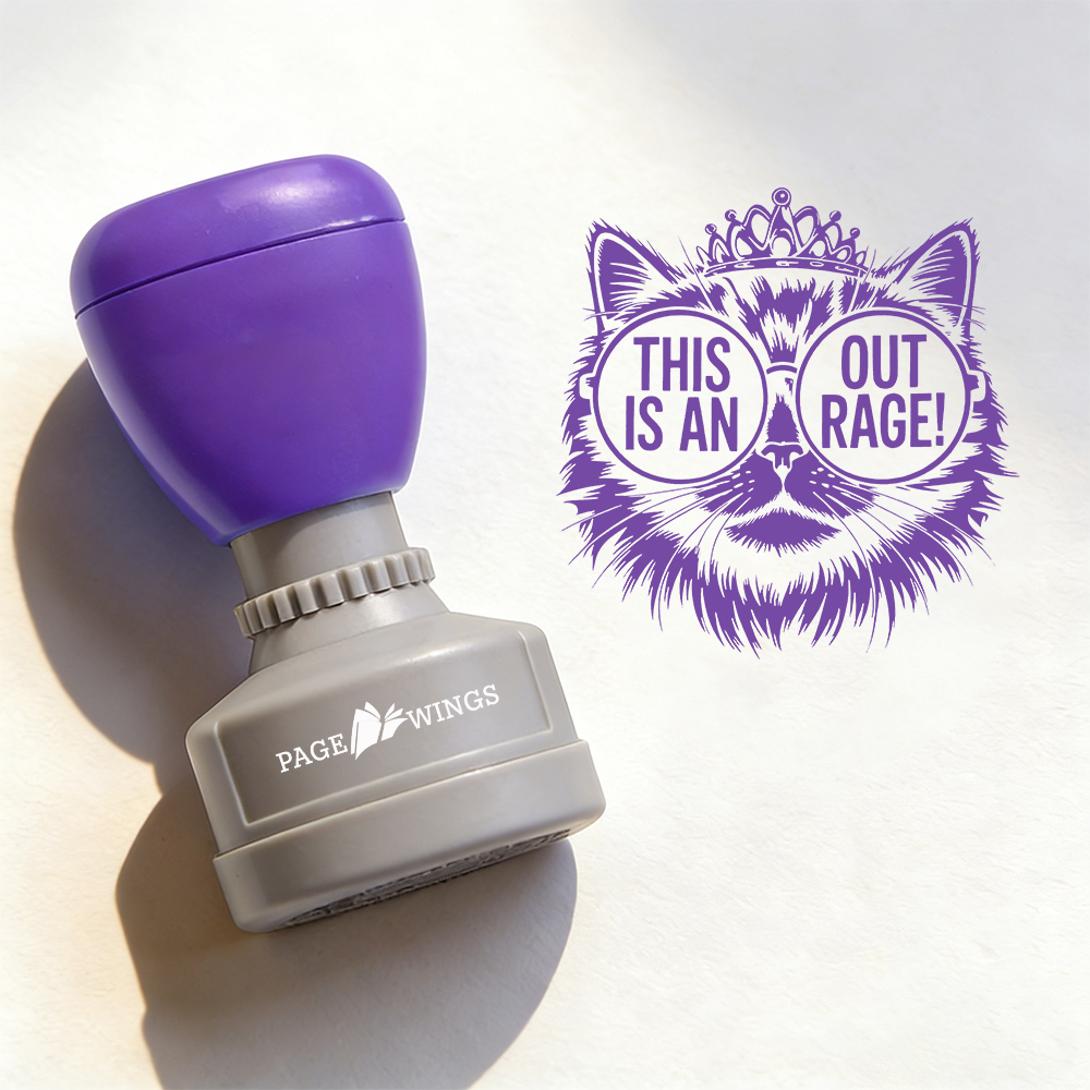Pagewings This Is An Outrage Stamp