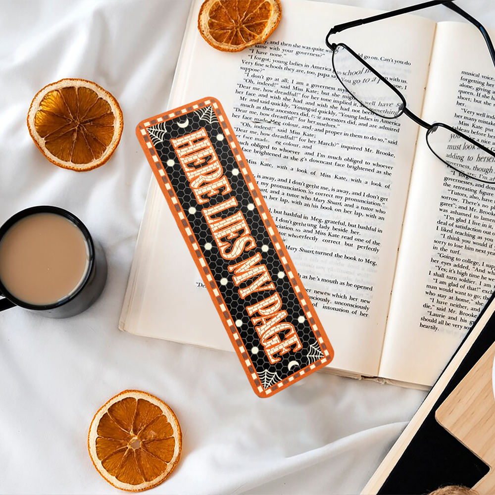 Pagewings Here Lies My Page Bookmark