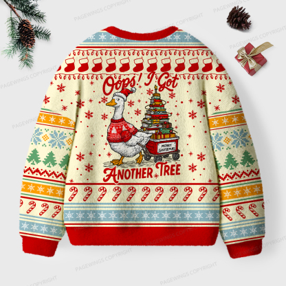 Pagewings Oops! I Got Another Tree Unisex Ugly Knit Sweatshirt