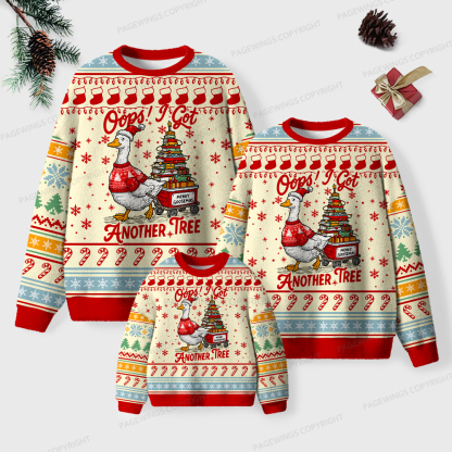 Pagewings Oops! I Got Another Tree Unisex Ugly Knit Sweatshirt
