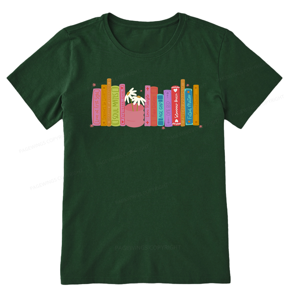 Pagewings Romance Book Tropes Unisex Classic T-shirt