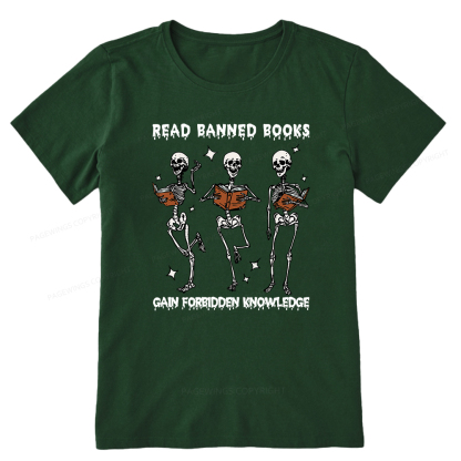 Pagewings Read Banned Books Gain Forbidden Knowledge Classic T-shirt