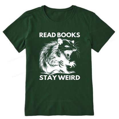 Pagewings Read Books Stay Weird Unisex Classic T-shirt
