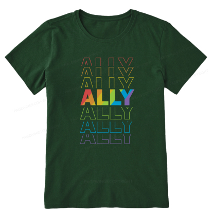 Pagewings LGBTQ Ally Unisex Classic T-shirt