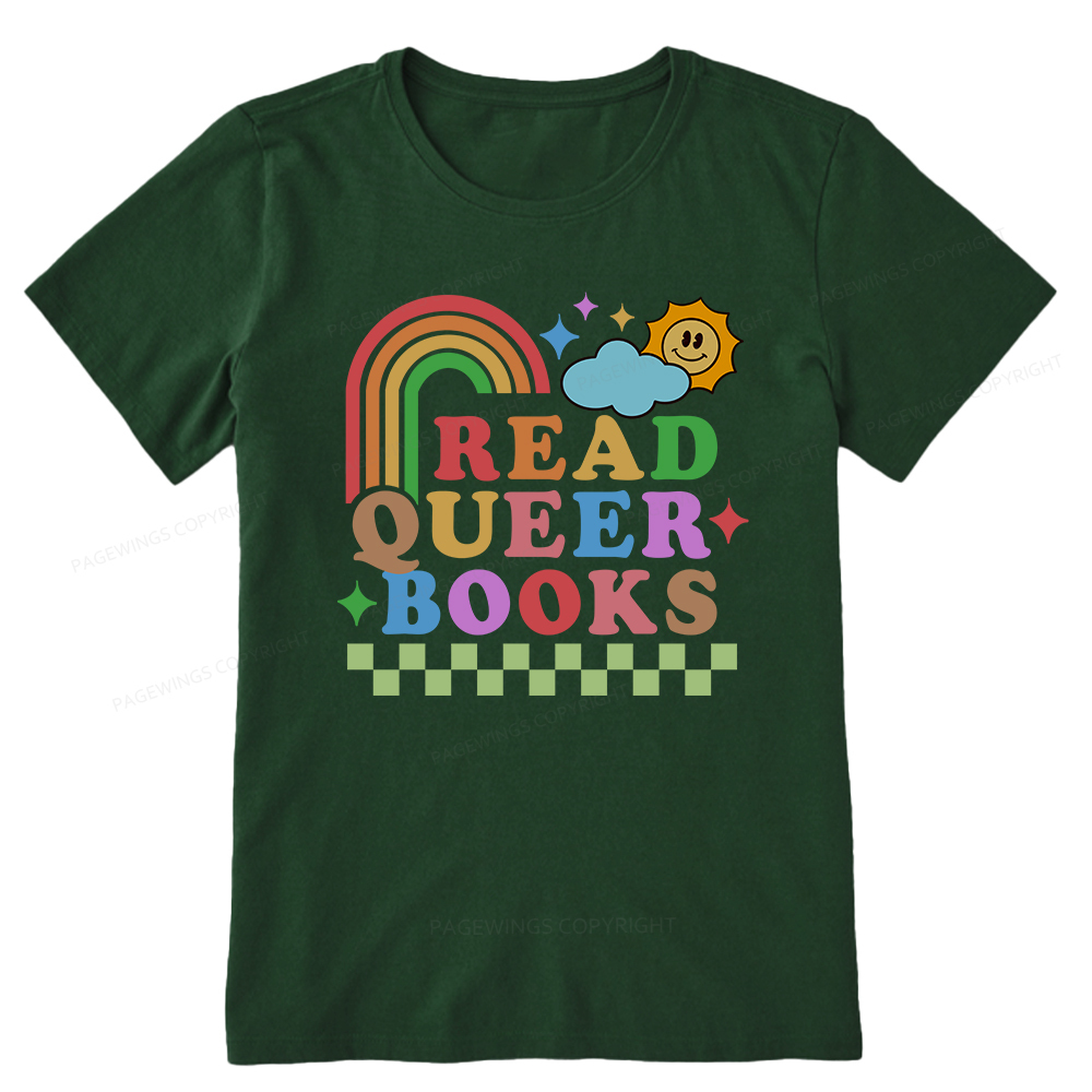 Pagewings Read Queer Books Unisex Classic T-shirt
