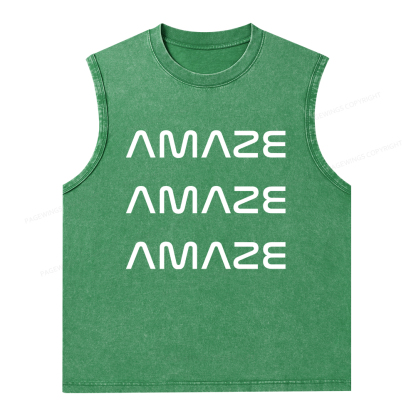 Pagewings Amaze Unisex Washed Tank Top