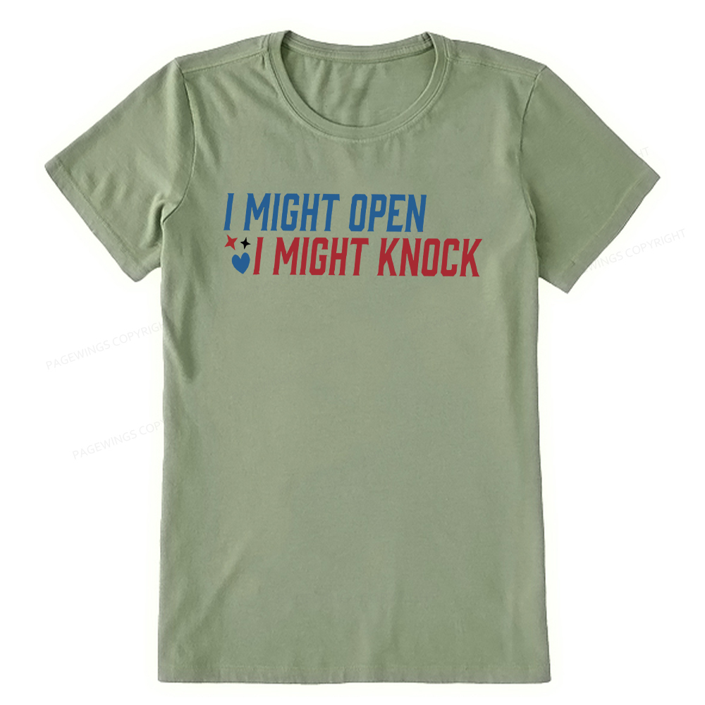 Pagewings I Might Knock Unisex Classic T-shirt