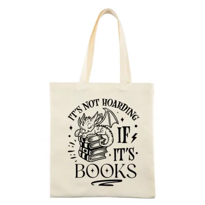 Pagewings It's Not Hoarding If It's Books Tote Bag