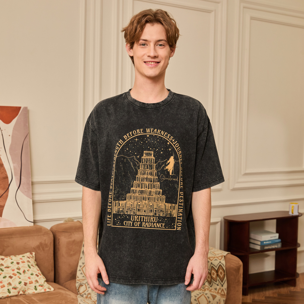 Pagewings Life Before Death Strength Before Weakness Unisex Washed T-shirt