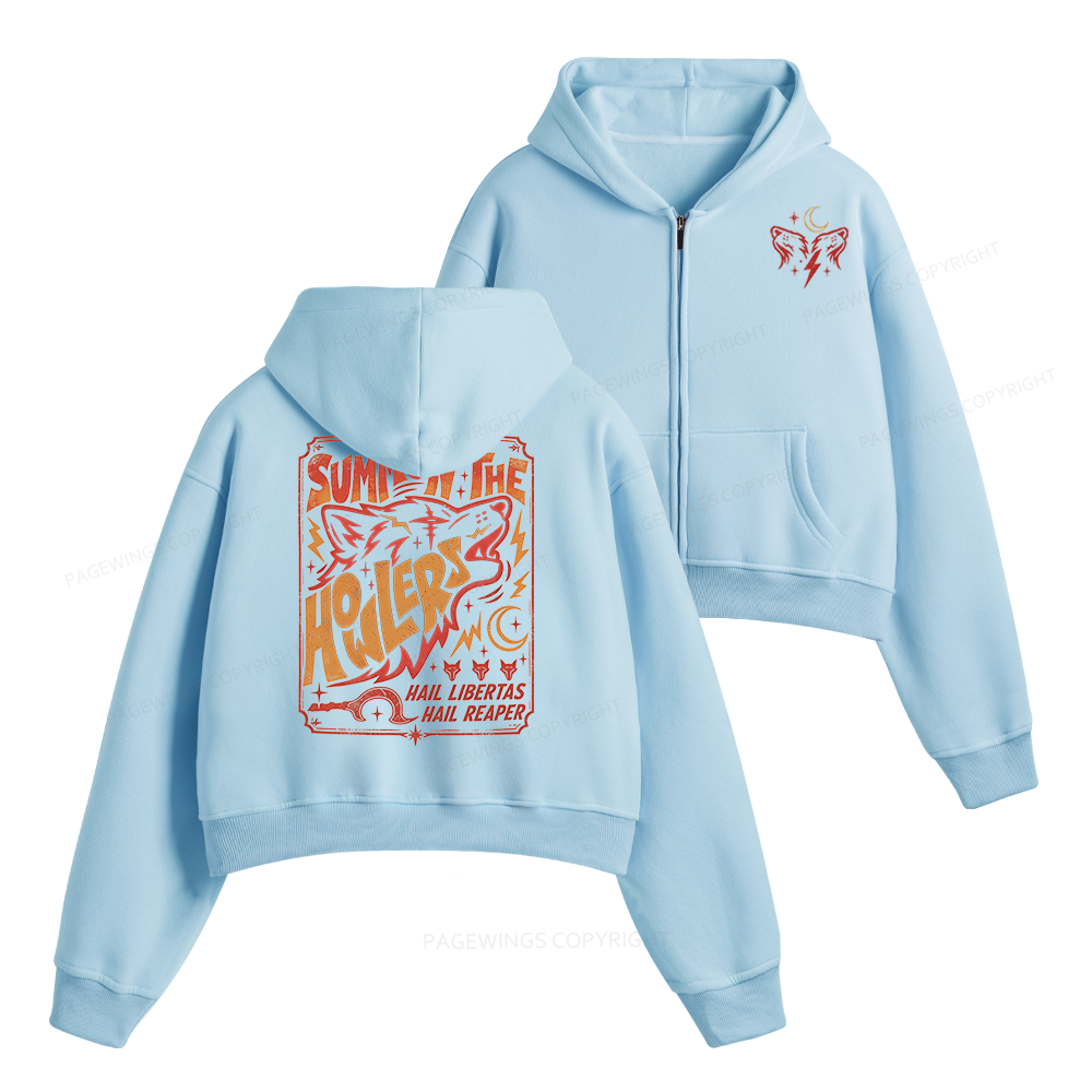 Pagewings Sci Fi Bookish Fleece Zip-Up Hoodie