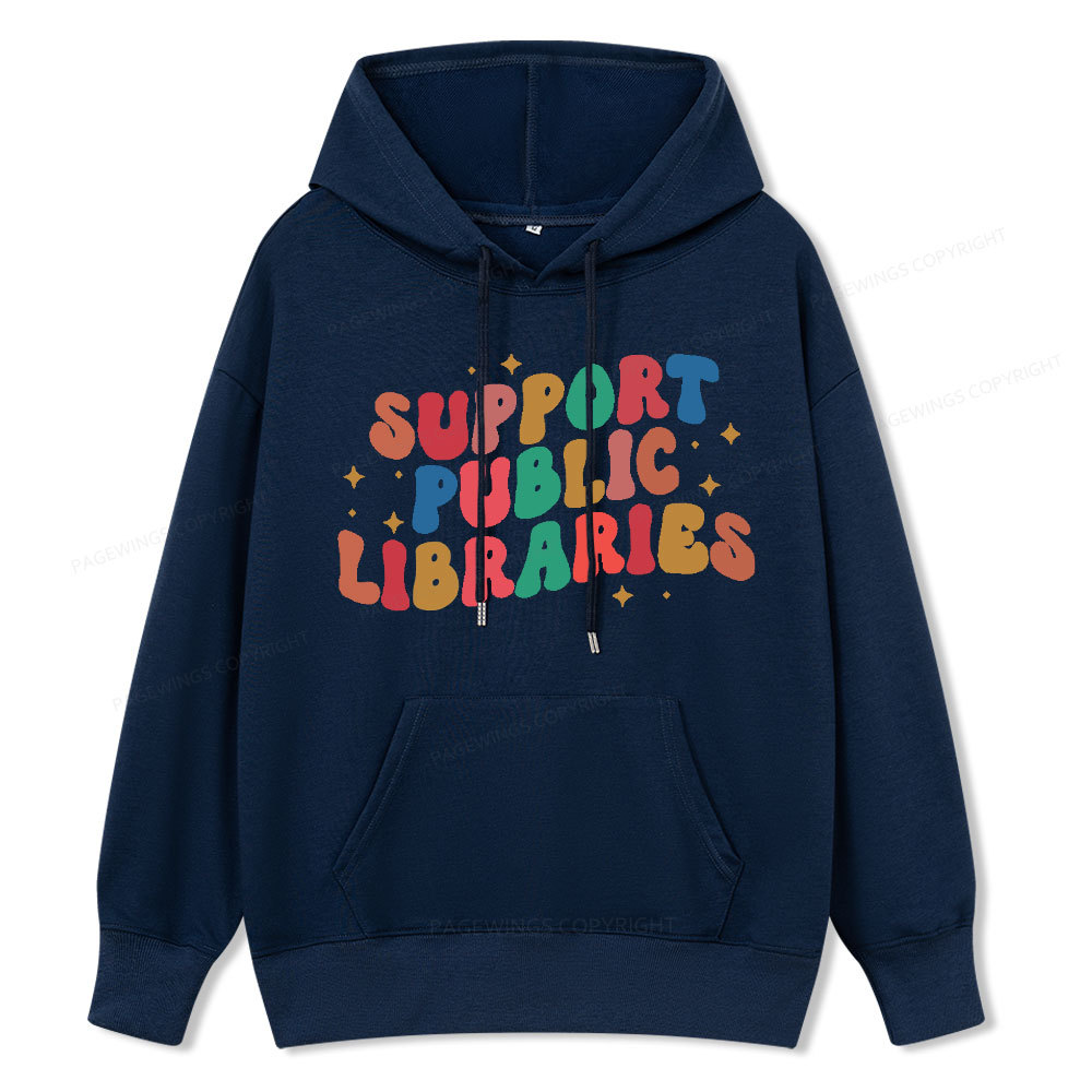 Pagewings Public Library Unisex Classic Hoodie