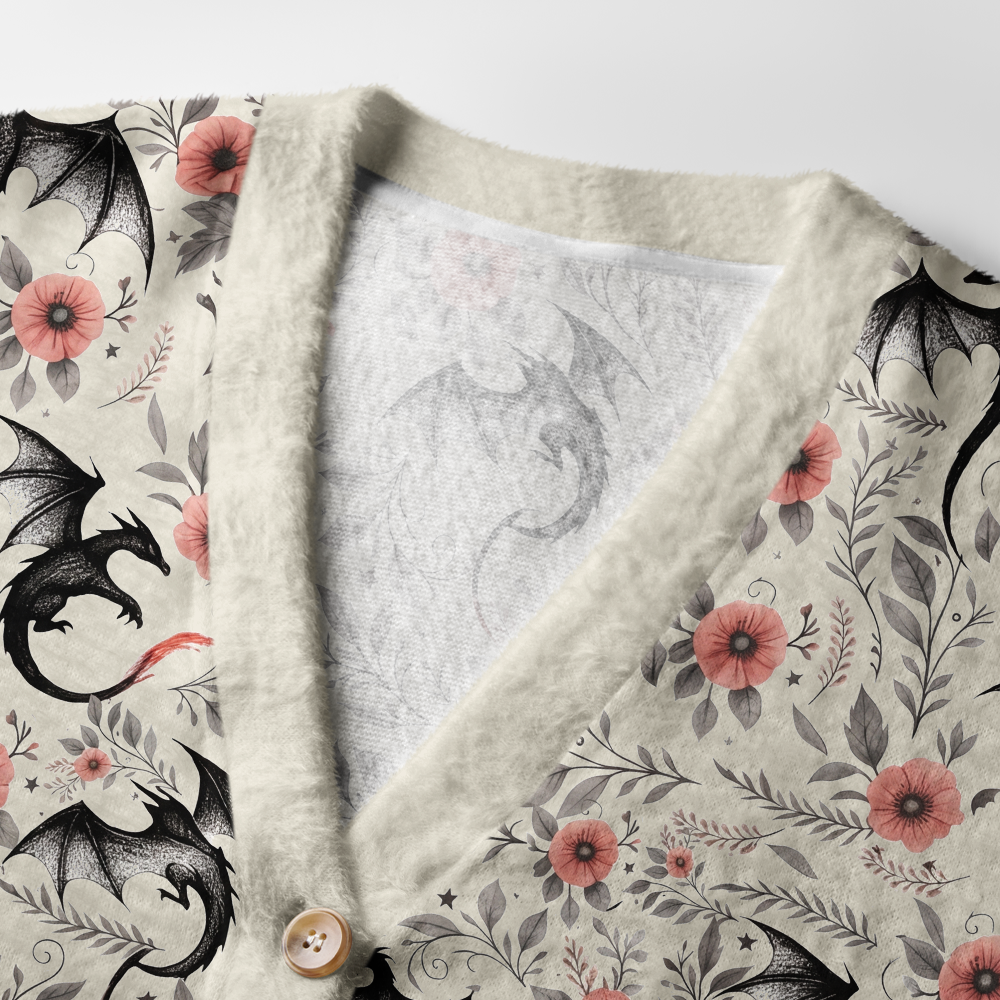 Pagewings Fantasy Bookish Light Knit Unisex Cardigan Sweaters