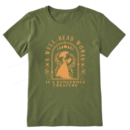 Pagewings A Well-Read Woman Is A Dangerous Creature Unisex Classic T-shirt