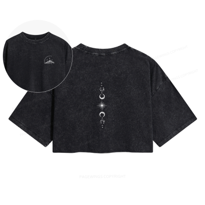 Pagewings Hello Feyre Darling Women's Washed Cropped T-shirt