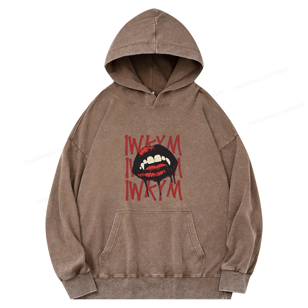 Pagewings Sci-Fi Novel Lover Unisex Washed Hoodie