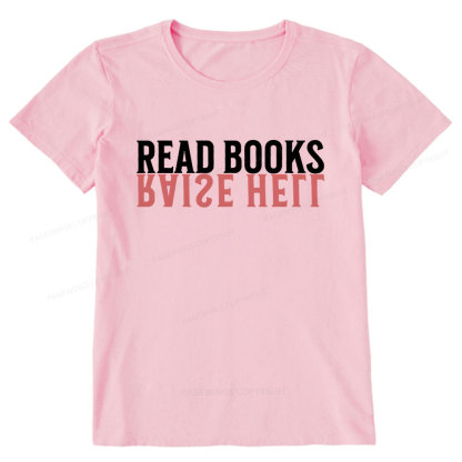 Pagewings Raise Hell Read Books  Unisex Classic T-shirt