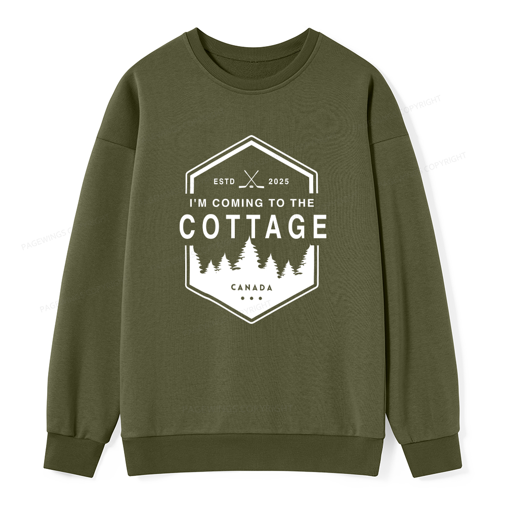 Pagewings Coming To The Cottage Classic Sweatshirt