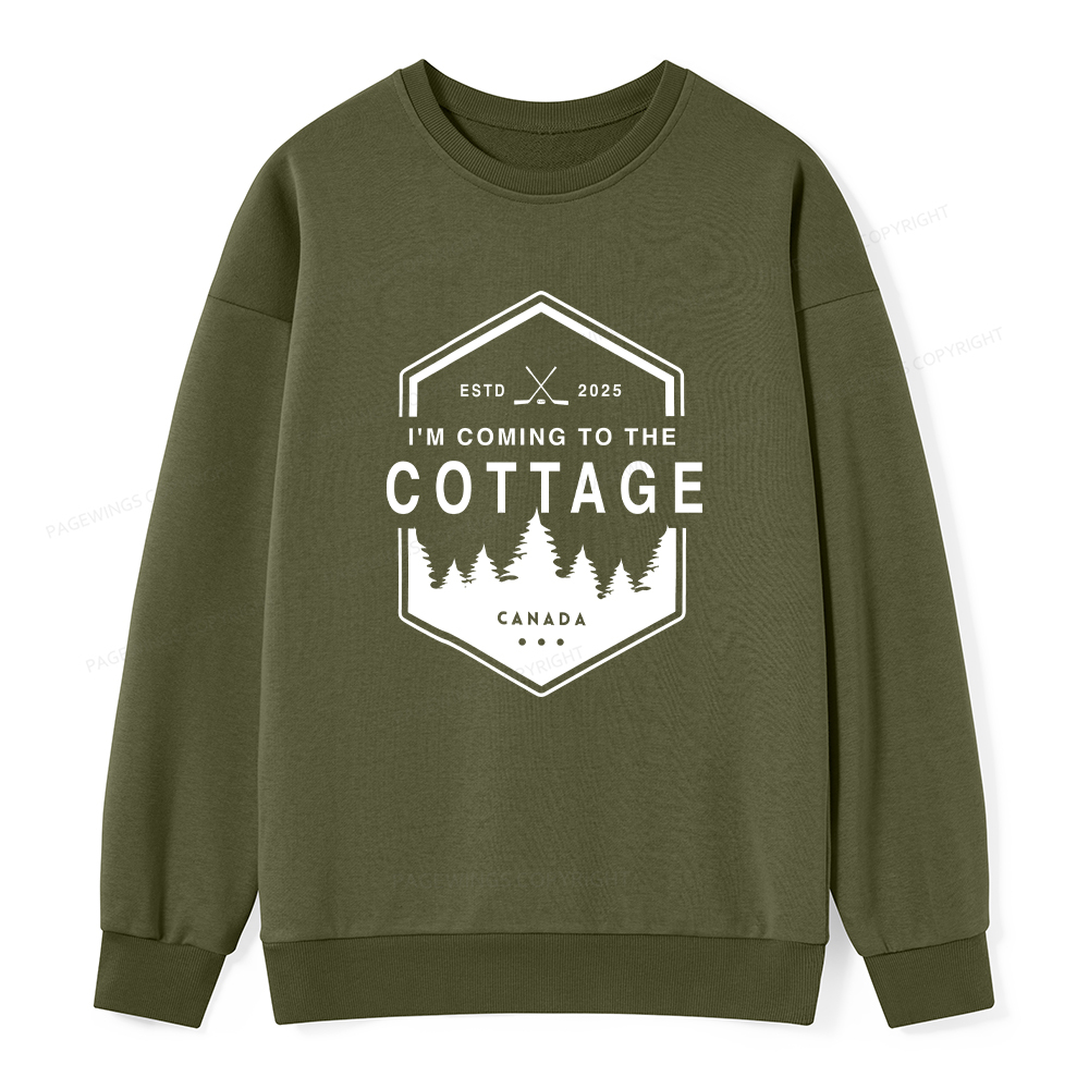 Pagewings Coming To The Cottage Classic Sweatshirt