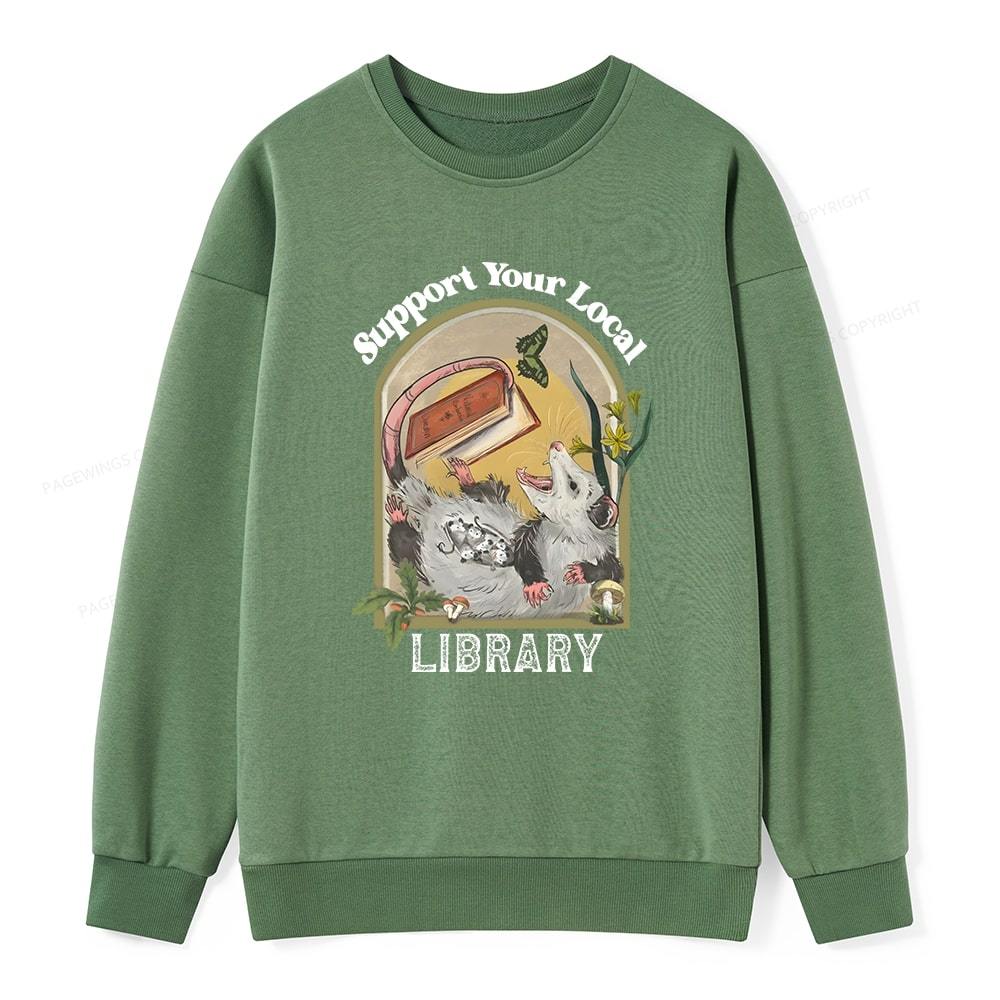 Pagewings Library Readers Make Leaders Jersey Short Sleeve Tee Unisex Classic Sweatshirt