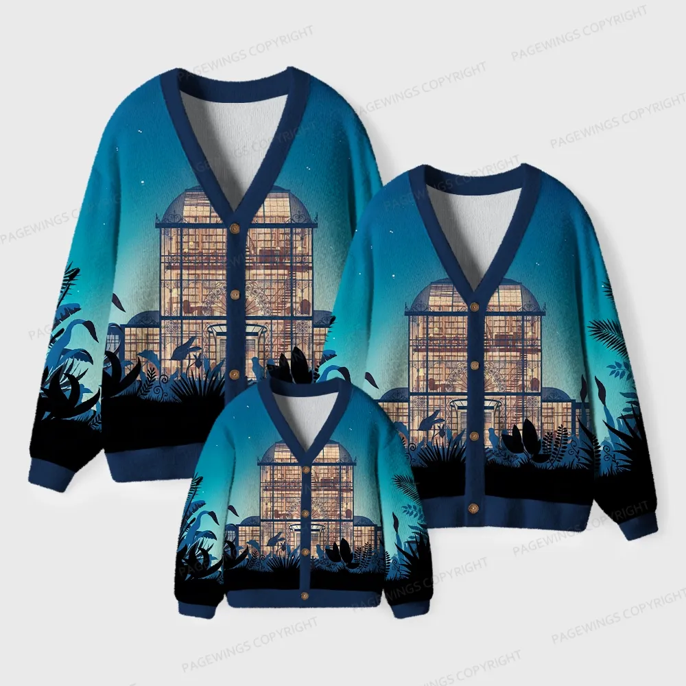 Pagewings Literature Unisex Ugly Cardigan Sweaters