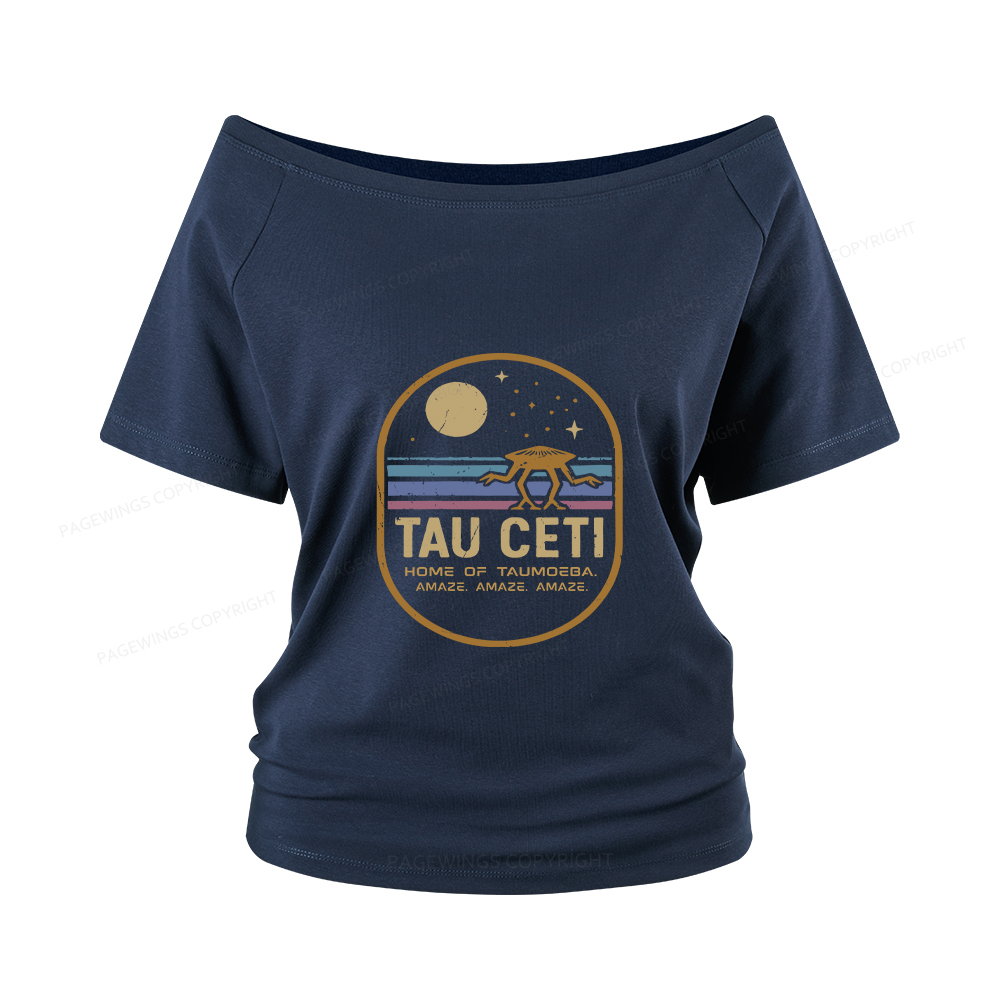 Pagewings Amaze Women Off Shoulder T-shirts