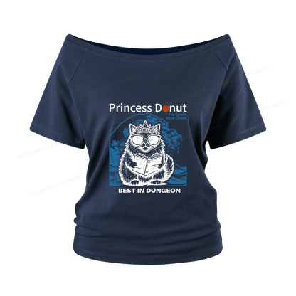 Pagewings Princess Donut Women Off Shoulder T-shirts