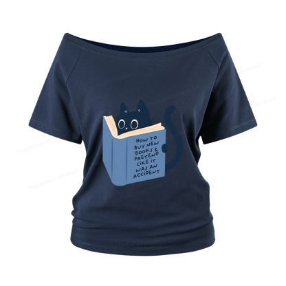 Pagewings How To Buy New Books Women Off Shoulder T-shirts