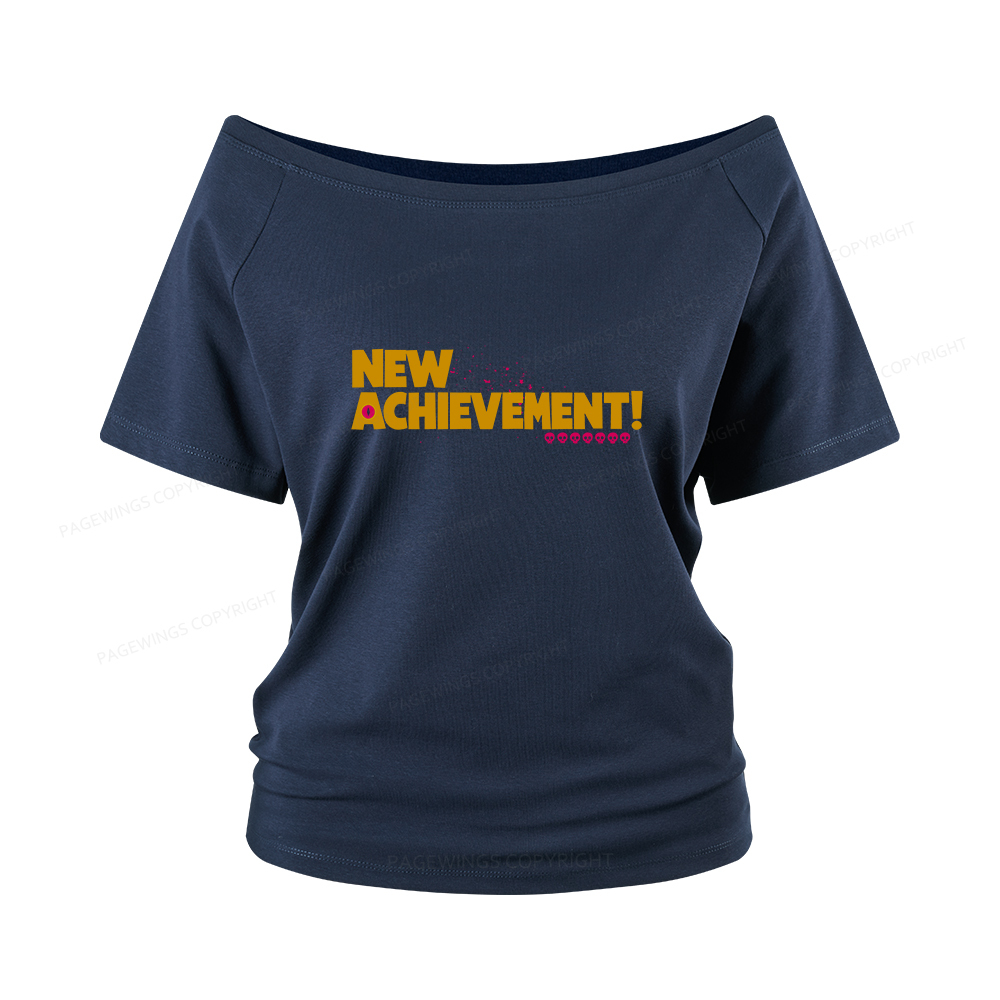 Pagewings New Achievement  Women Off Shoulder T-shirts
