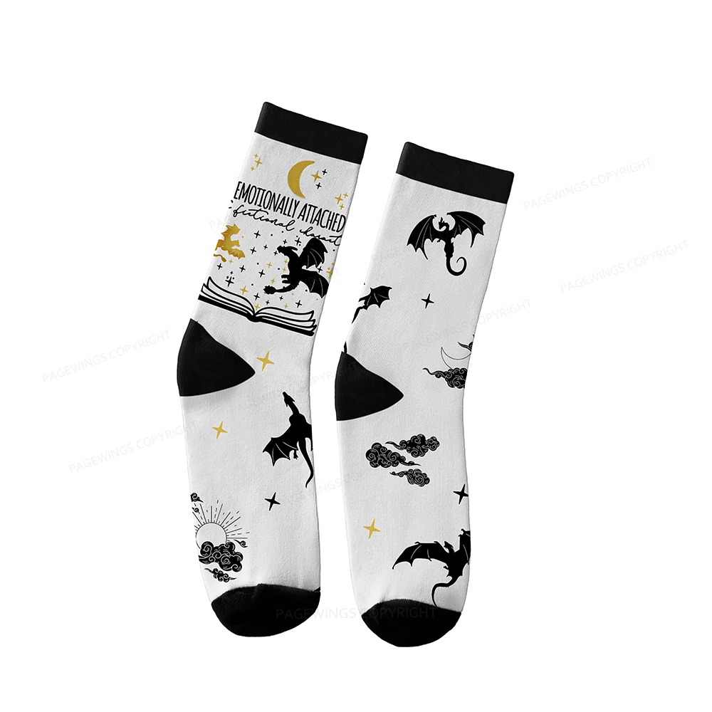 Pagewings Fourth Wing Dragon Rider Socks