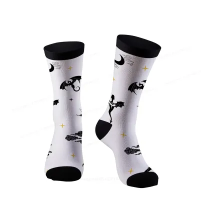 Pagewings Fourth Wing Dragon Rider Socks