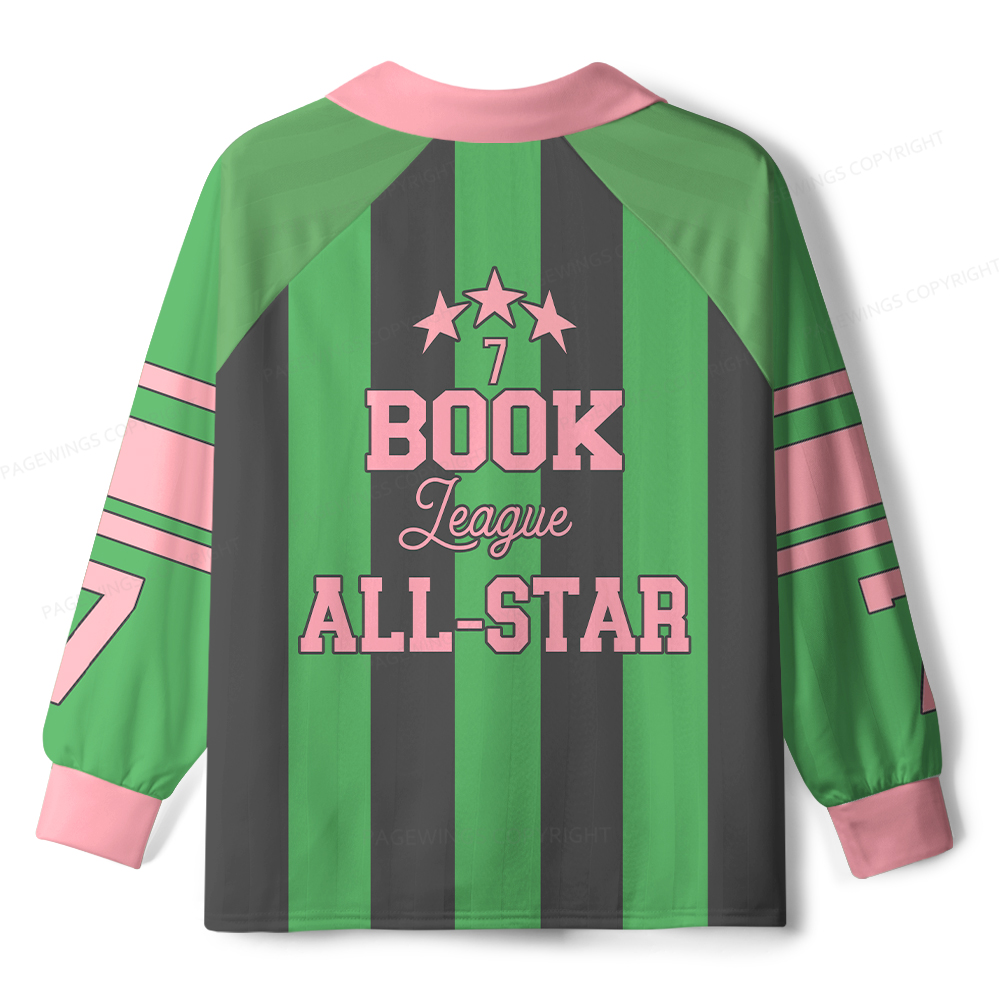 Pagewings Book League All-Star Unisex Long Sleeve Jersey