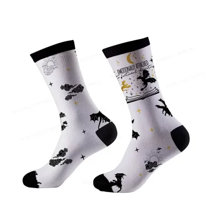 Pagewings Fourth Wing Dragon Rider Socks